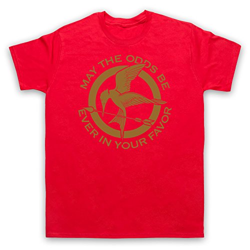 T-shirt Hunger Games Odds Ever in Your Favor en coton pour homme fan de pop culture