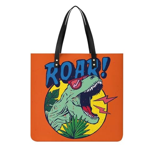 Sac shopping dinosaure cool grand tote bag en toile pour vos voyages et sorties