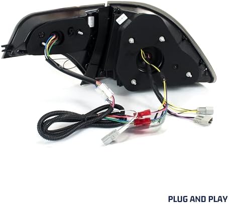 Tail Lights Assembly Compatible with Honda Civic 2006-2011 Sedan Start-up Animation Sequential Turn Signal Black Rear Lamps Accessory — 사진 5