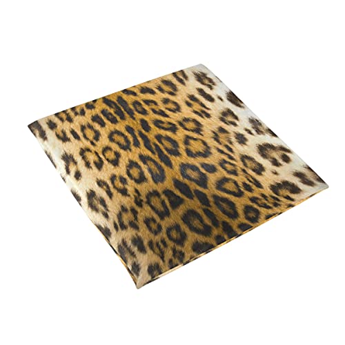 Alaza Leopard Cheetah Print Chair Pad Seat Cushion For Office Car Outdoor Indoor Kitchen, Soft Memory Foam, Back Pain, Coccyx & Sciatica Relief, 15.7X15.7 In #TOP8