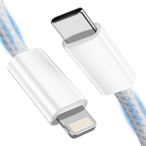 Zestiq Câble USB C vers Lightning 1M, [Certifié MFi] Câble Chargeur Rapide iPhone PD Fast Charging USB C Lightning pour iPhone 14/14 Pro/Max 13 12 11 Pro XR...