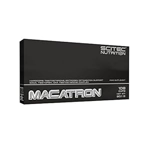 Scitec Nutrition Macatron – Ondersteuning voor hardcore testosteron & oestrogeen – met Maca, Testofen®, DAA-complex – Verhoogt libido en spiergezondheid, 180 Capsules