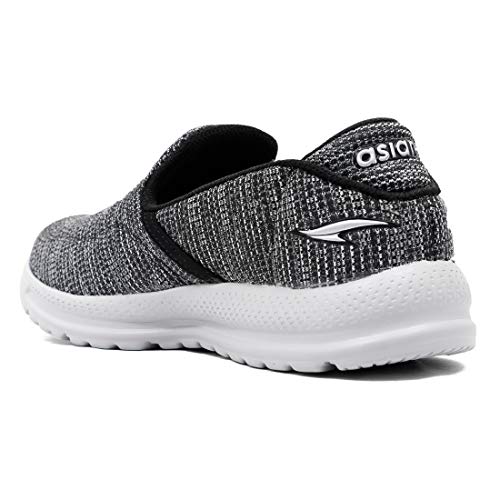 Image of ASIAN Wonderwalk-03 Men's Walking Shoes | Breathable Knit Mesh Upper, Lightweight Sole & Easy Slip-On Comfort