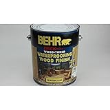 BEHR 1-Gal. No.400 Natural Transparent Waterproofing Wood Finish by Behr