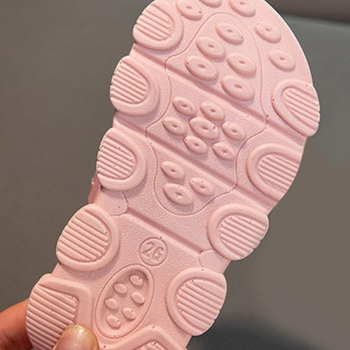IWIHMIV Girls Sport Sandals Outdoor Non Slip Toddler Girls Beach Sandals Soft Sole Flat Summer Slip On Shoes4