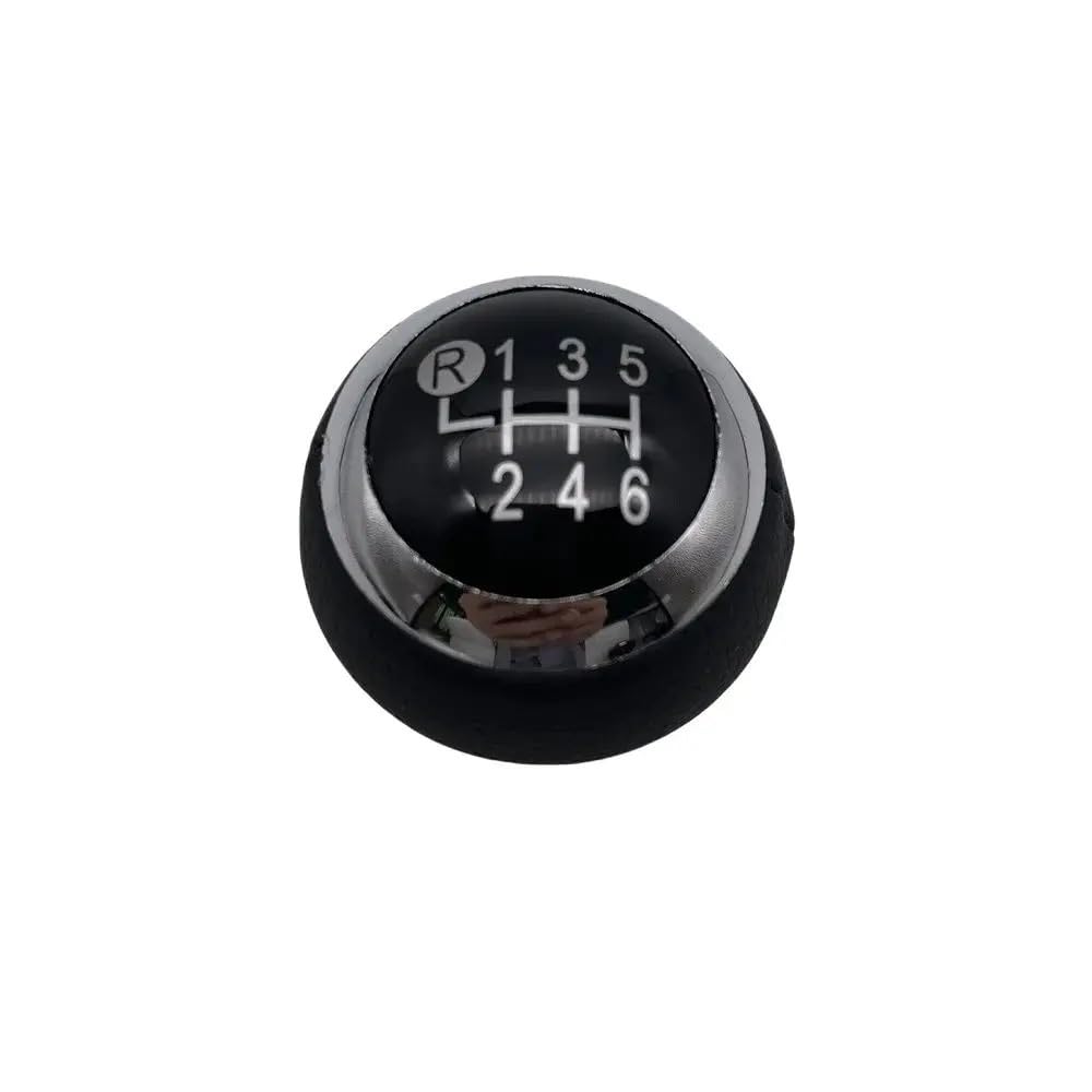 YMENGOZ Automotive Parts Car Gear Shift Knob Emblem Cap Cover 5/6 Speed for Toyota for Corolla 1.8MT for AVENSIS for Yaris D4D for Urban for RAV4 for Cruiser for Scion(Black 6 Speed)