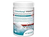 BAYROL e-Chlorilong® POWER 5 Mutlitabs – 200 g 5 Funktionen Chlortabletten für Desinfektion Algenverhütung Flockung Kalkvermeidung & Chlorstabilisierung - Für reines kristallklares Poolwasser- 1 kg
