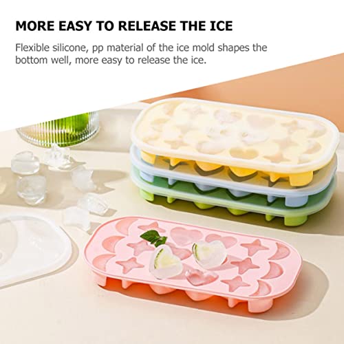 Molde para cubitos de hielo de silicona 2 piezas miniatura 6