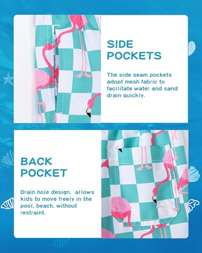 Image of SURF CUZ Boys Swim Trunks Toddler Swim Shorts UPF 50+ Bathing Suit for Boy Swimsuit Quick Dry Mesh Beach Boardshorts Swimwear