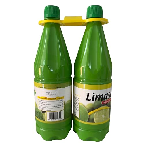 Zumo de LIMA Exprimido 100% Natural | 2und x1 litro (1L, LIMA)