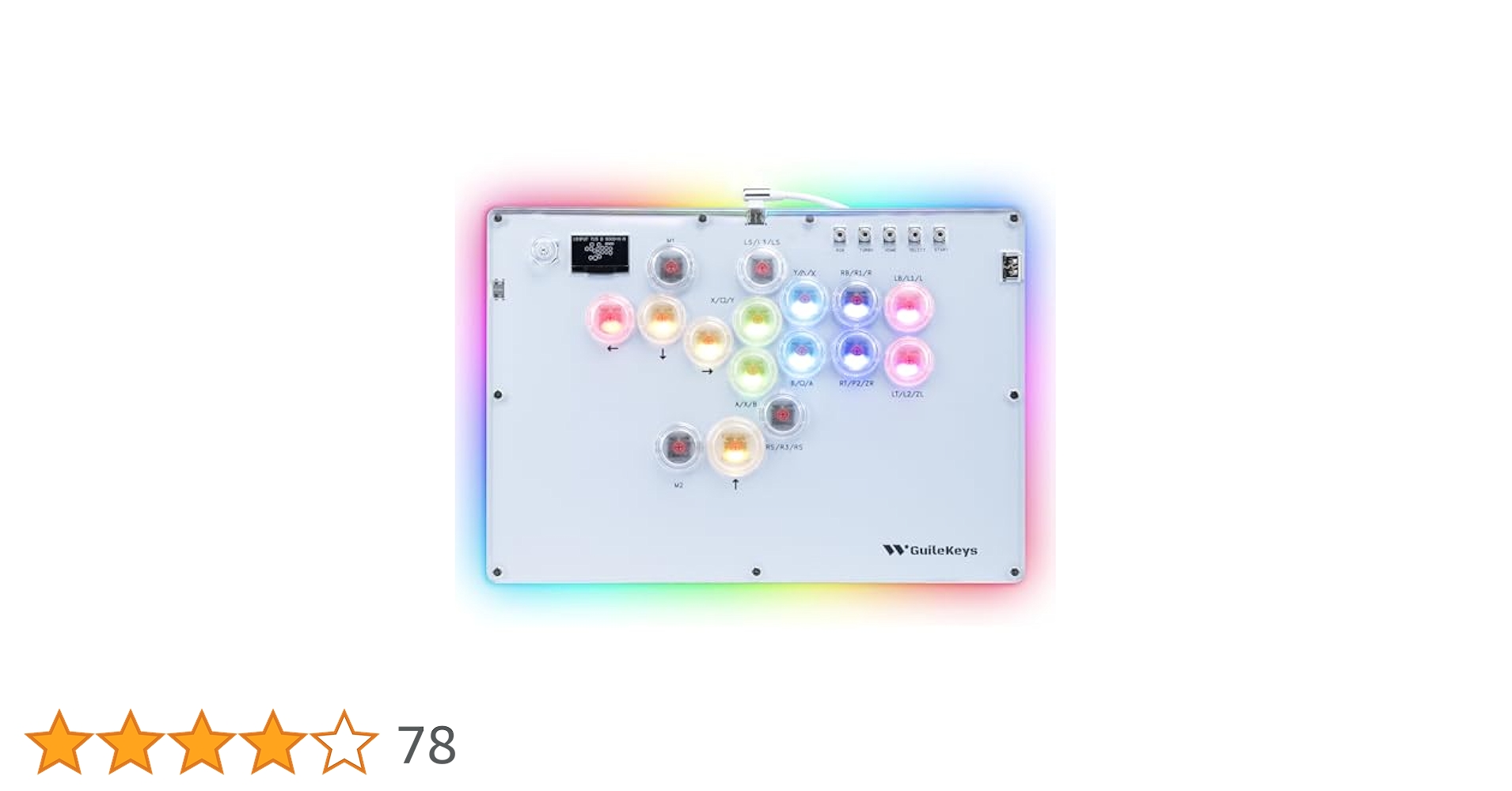 Guilekeys レバーレスコントローラー GK-16 PC PS5.4対応 Amazon.com: GuileKeys Leverless Controller Arcade Stick GK