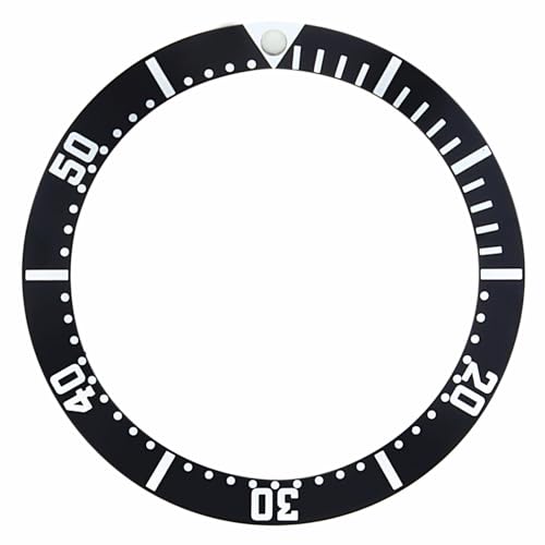 Ewatchparts BEZEL INSERT COMPATIBLE WITH 41MM CASE OMEGA SEAMASTER 082SU1361 WATCH JAMES BOND 007 BLACK