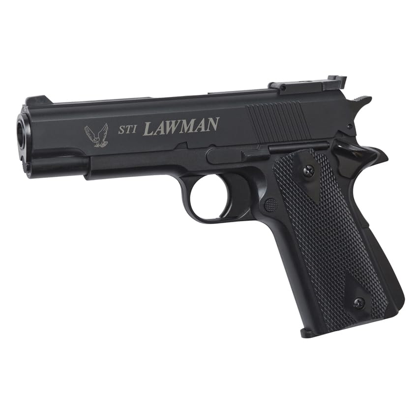 ASG STI Lawman M1911 Negra Green Gas (6mm) | Arma de Airsoft de Aire comprimido. Pistola de iniciación.