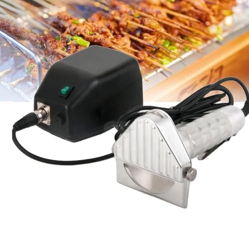 Cortadora Eléctrica De Kebab Doner, Cuchillo De Kebab Eléctrico De 80 W, Espesor De Corte Ajustable De 0~6 Mm, Material De Acero Inoxidable 304 Y Fácil De Limpiar, Para Tiendas De Carne Asada