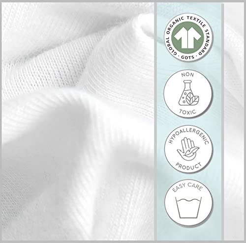 100% Organic Cotton  Fitted Bassinet Sheets Fits Halo, Snoo, Graco, Dream On Me, Delta, And All Other Standard Size Bassinets. 3 Pk Adapts To Oval, Hourglass & Rectangle Shaped Bassinet Pads. #TOP3