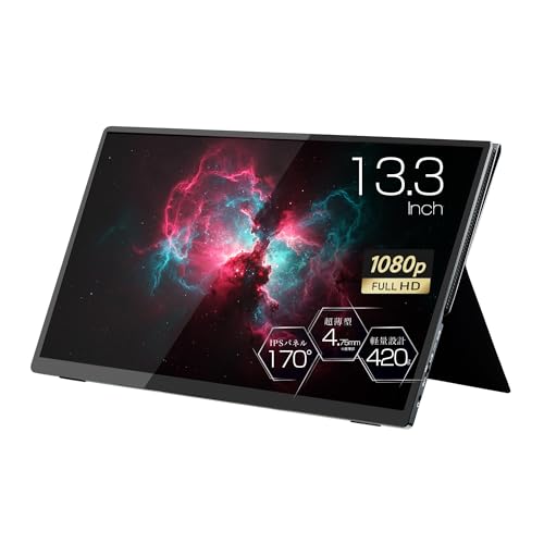PROMETHEUS 13インチ モバイルモニターUQ-PM13FHD4F Amazon.co.jp: 【Amazon限定】モバイルモニター 13インチ