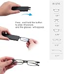 SKYOAK paquet de 2 Ultra Légèreté mince pliant Verres de lecture Femmes Hommes TR90 Lecteurs d'ordinateurs Portables Slim Flat Glaces