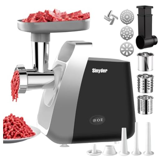 Electric Meat Grinder for Home,Sausage Stuffer and Kubbe Maker