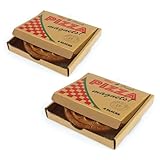 Three by Three Seattle Colorful Pizza Magnets | Adorable, Strong, and Perfectly Sized, Backed with Mighties Magnets, Hand-Painted | Two 4-Packs (8 Total) in Iconic Packaging