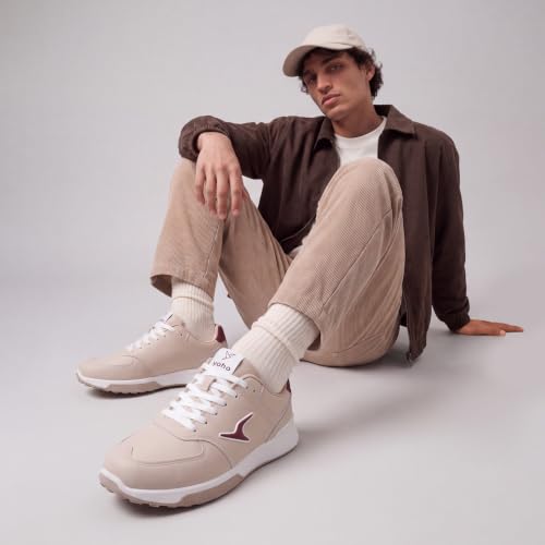 Image of YOHO Men's Sneakers Flo & Blazer | Stylish & Comfortable | Low Top, Lace Up Casual Shoes for Man /Gents