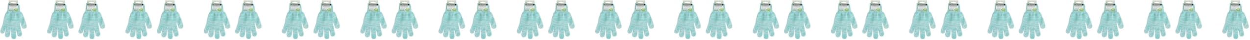 Bath & Shower Gloves, Recycled Netting, Exfoliating, Gentle Cleansing for Whole Body, Fits All Hands, Green, 1 Pair