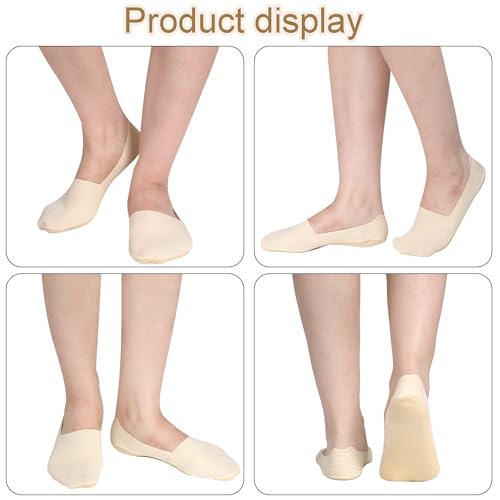 Ishua 7 Pairs Men's Non Slip Low Show Socks - Thin Casual Liner Socks for Loafers & Sneakers4