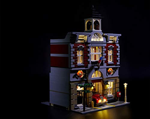 Brick Loot Deluxe LED Light Kit for Your Lego Fire Brigade Set 10197 (Note: Model is NOT Included)