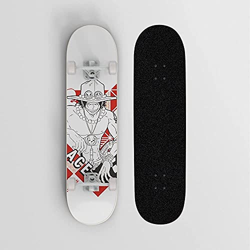Anime Skateboard voor Mini Cruiser Complete Standaard Skateboard 7 Layer Canadese Maple Double Kick Concave Skate Board…