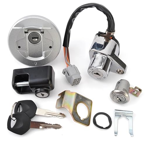 Switch de encendido para moto Suzuki Intruder M1800R 2006-2012 con kit de cerradura y llave de asiento