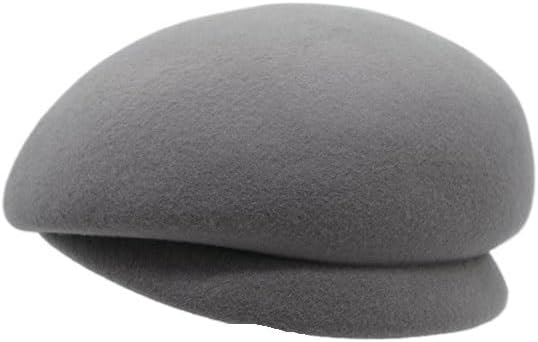 Retro Versatile Woolen White Beret for Ladies Winter British Berets