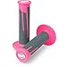 Pro Taper Clamp On Grips - Full Diamond (NEON PINK/DARK GREY)
