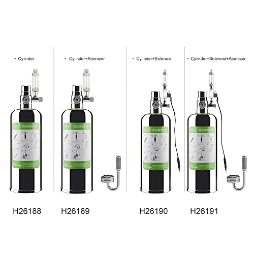 Mingzhe 2L Aquarium CO2 Generator System Kit CO2 Cilindro Gerador de Aço Inoxidável Kit Reator de Di