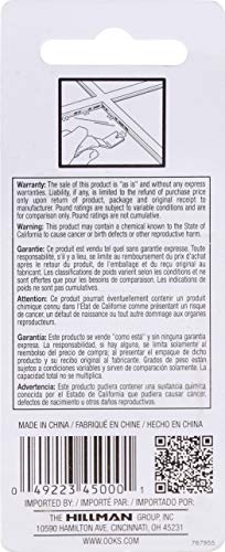 Ook Glazing Push Points, Glazier Points, Steel, Zinc Finish (45 Piece) #TOP2