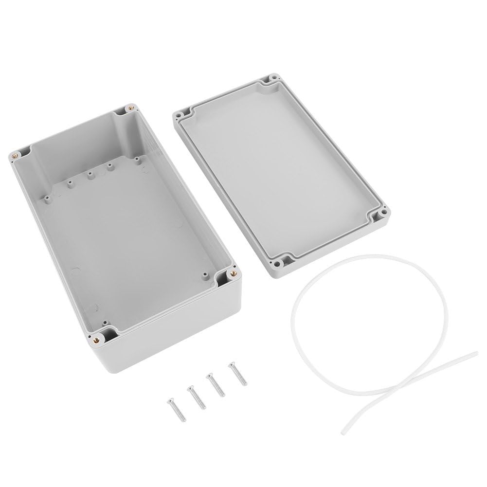 Electrical Junction Box DIY Power Project Enclosure Boxes, IP65 ABS Plastic (200 * 120 * 75mm)