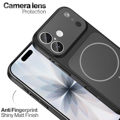 Image of SHINESTAR Converter Case for iPhone 17 | Premium Protective Mag-Safe Cover | iPhone 17 Pro / 17 Pro Max Series Style Design | in-Built Camera Guard | Wireless Charging Compatible - Black