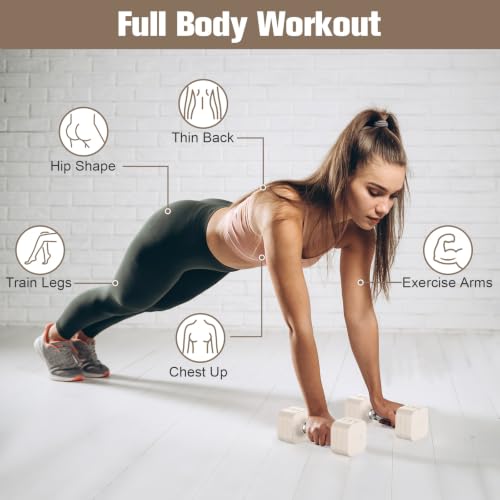 Image of Hezeyferg Adjustable Dumbbell Set,Adjustable Weight Dumbbells for Women /Men