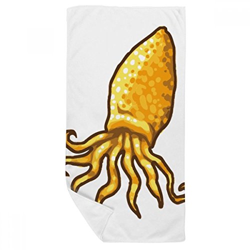 Serviette poulpe jaune compacte 35x70 cm pour éviter les irritations du visage - 2