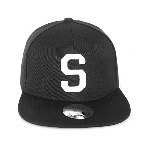 Photo de JOHNNY CHICOS Lettres A B C D E F G H I J K L M N O P Q R S T U V W X Y Z Casquette en taille unique unisexe Taille réglable Homme Femme...