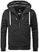 Produktbild Navahoo Herren Winter Jacke leichte sportliche Jacke robust wasserabweisend Winddicht B623 [B623-Hunter-Schwarz-Gr.XXL]