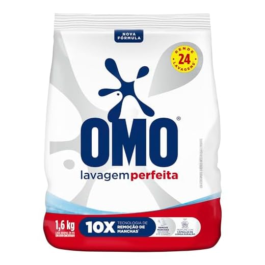 OMO Sabão Em Pó Omo Lavagem Perfeita 1.6Kg Bag