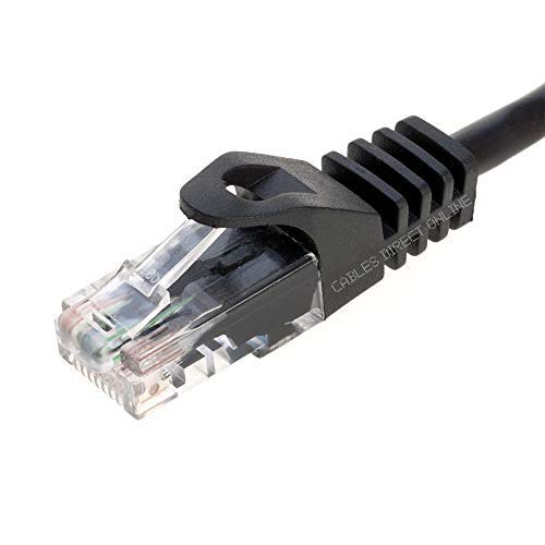 Cables Direct Online Black 200Ft Cat6 Ethernet Network Cable Rj45 Internet Modem Patch Cord #TOP3