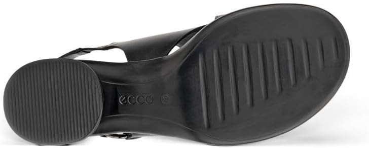 ECCO Women's Sculpted LX 35 Ring Ornament Cross Strap Heeled Sandal, BLACK, 10-10.5