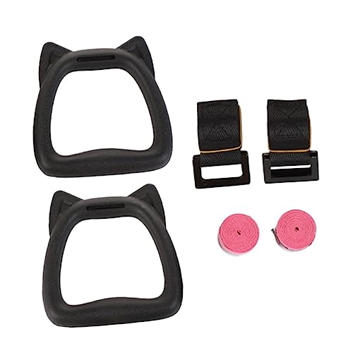 Set de anillas de gimnasia profesionales con correas