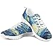 Howilath Starry Night - Van Gogh Zapatos Ligeros para Caminar para Mujer Zapatos Casuales para Caminar para Vacaciones EU 47