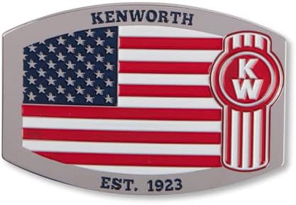 Trucks EST. 1923 USA Americana Flag Enamel Filled Alloy Belt Buckle