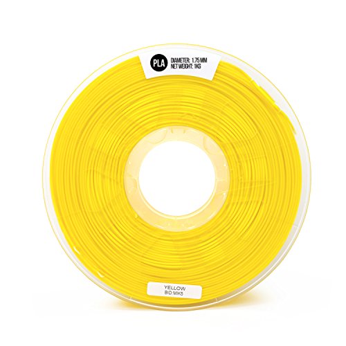 Filament PLA 3mm jaune haute précision calibré à 1kg