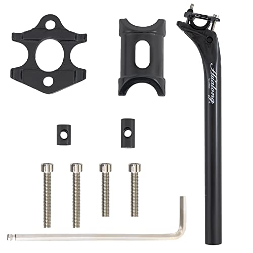 Hualong Ultra Light Carbon Bike Seat Post 27.2/30.8/31.6Mm, Mountain Road Bicycle Bike Seat Post Setback Seatpost Ud Black Matte, Length 350Mm. #TOP7