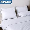 King Size Pillows Set of 4 - Bed Pillows for Sleeping 4 Pack, Cooling Supportive Hotel Pillows with Premium Soft Down Alternative Fill for Side Stomach and Back Sleepers