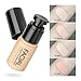 LAMUSELAND 4 Colors Face Velvet Foundation Liquid Makeup Beauty Cosmetic 35g (01 LIGHT)