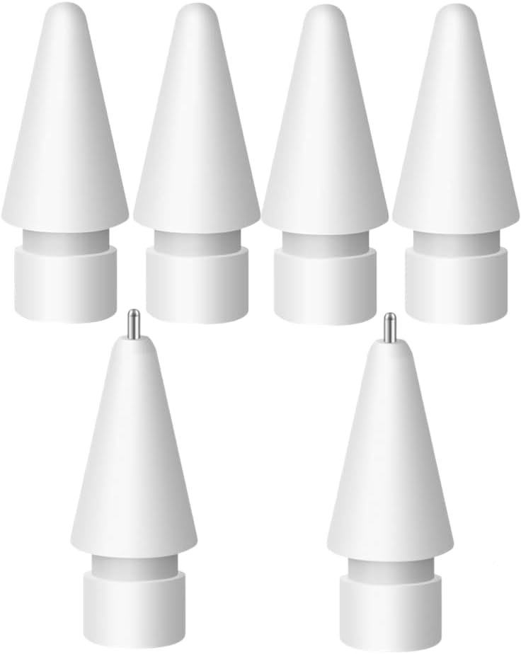 Miniatura 9 de MEKO Paquete de 6 puntas de repuesto para Apple Pencil de 12 generación, puntas de Apple Pencil duraderas mejoradas de 2 generación y puntas ultra